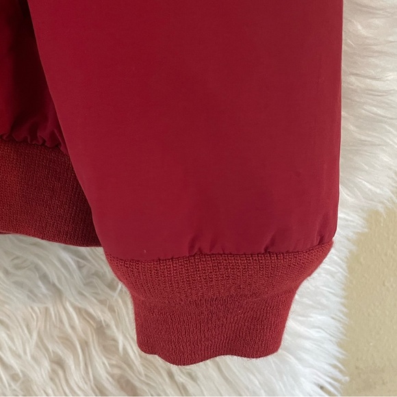 L.L. Bean Mens Vintage Nylon Full Zip Fleece Lined Red Jacket. Size XLT - Picture 12 of 14